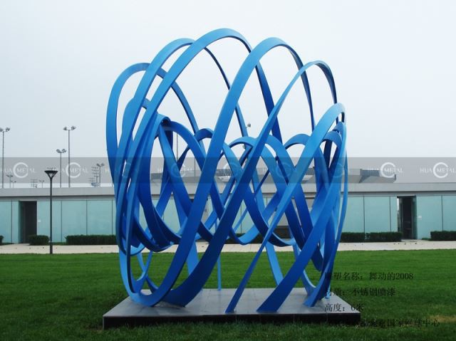 Lakovaná nehrdzavejúca oceľ sochárstvo